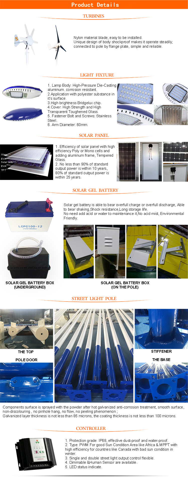 outdoor LED light,solar street light,solar panel light