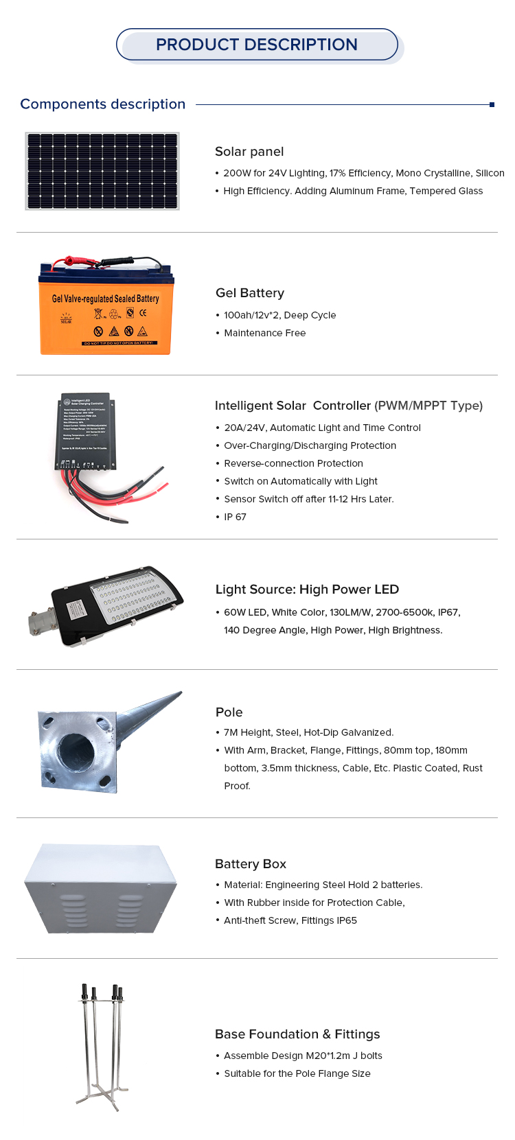 outdoor LED light,solar street light,solar panel light