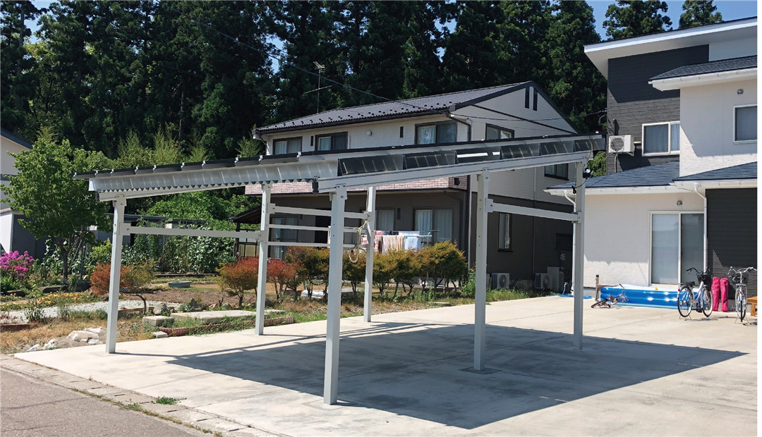  640KW Solar Carport Project (6.4KW *100 Units) in Japan 2020