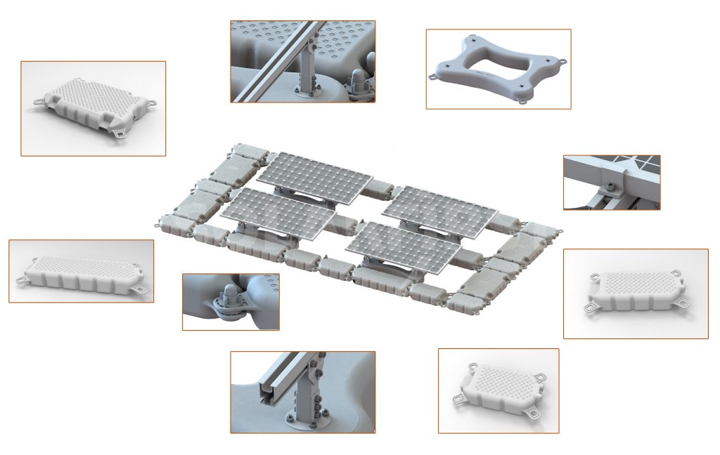 Floating Solar PV Mounting System manufacturer