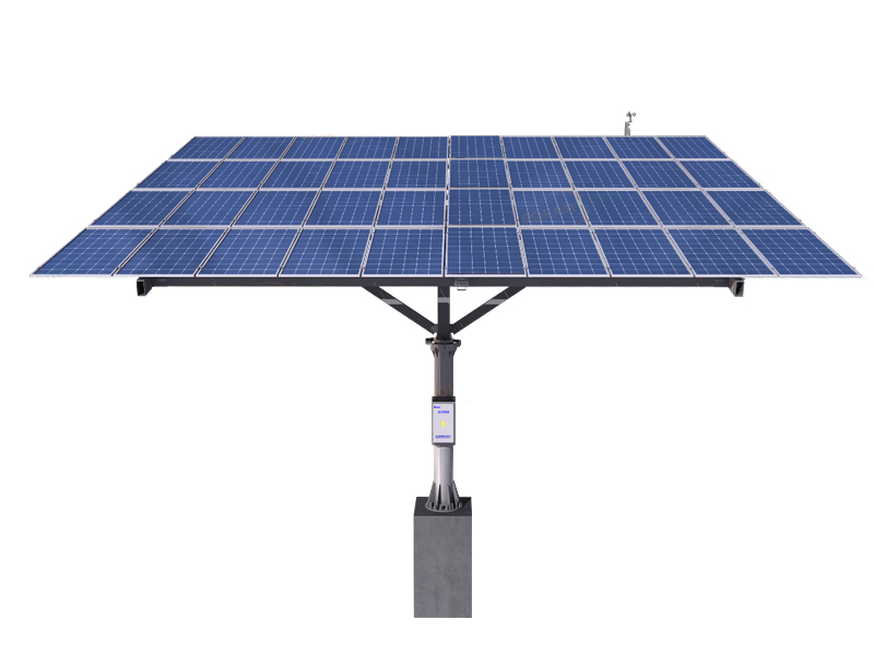 Sun tracker drive device dual axis solar tracker system