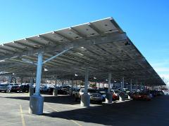 Solar carport mounting system