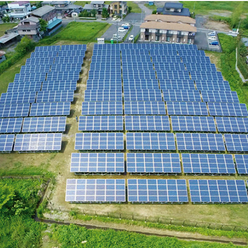 2.6MW Ground solar project located in Japan 2017