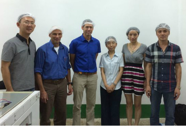 Israel clients visit our production line