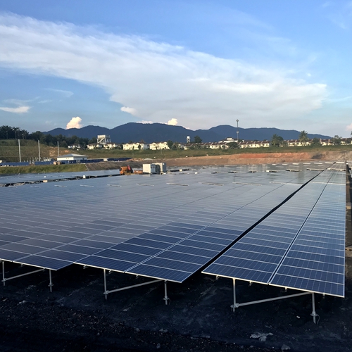 60.4MW Solar Ground Mounting Project in Malaysia 2017