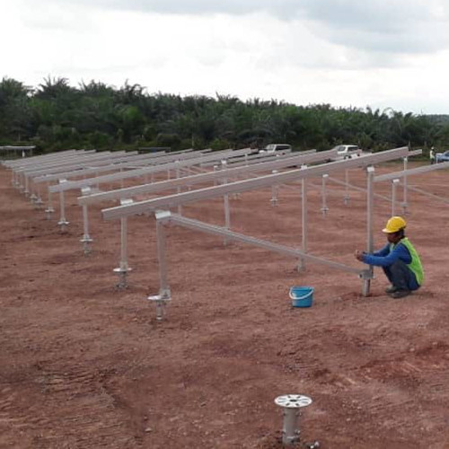 45MWp Screw Pile Solar Ground Mounting Project in Malaysia 2020
