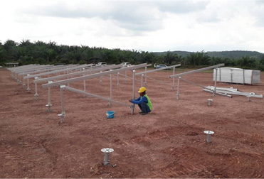 45MWp Screw Pile Solar Ground Mounting Project in Malaysia 2020